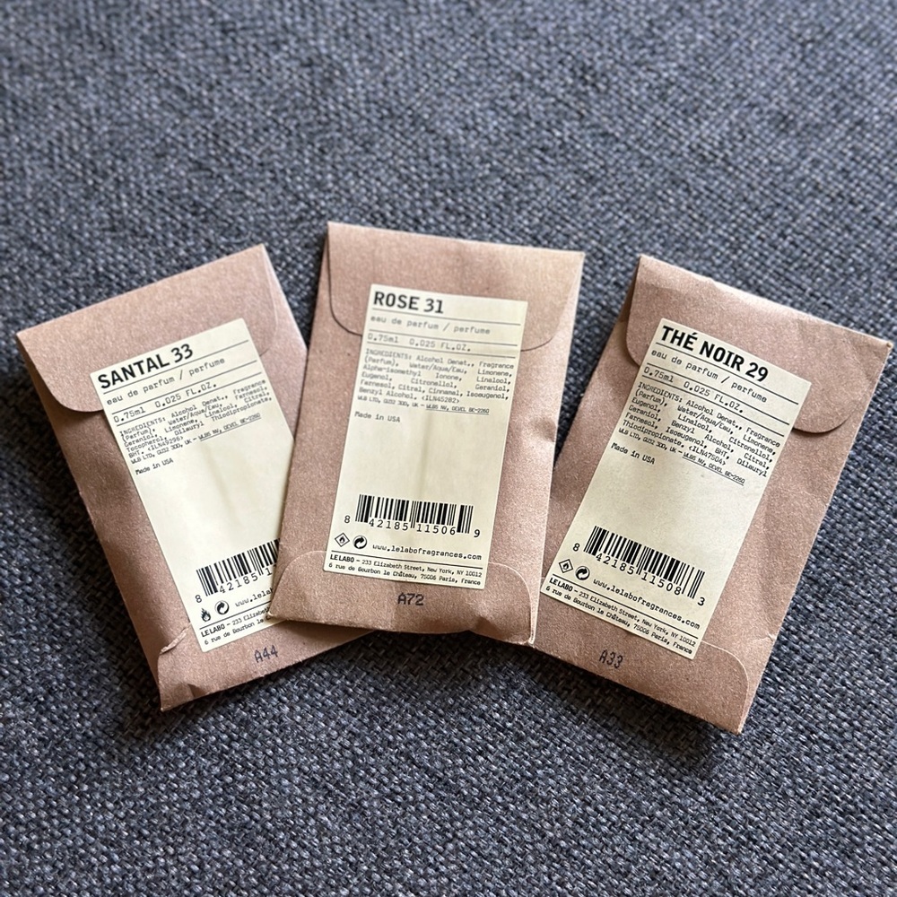 NEW Lelabo Sample*3